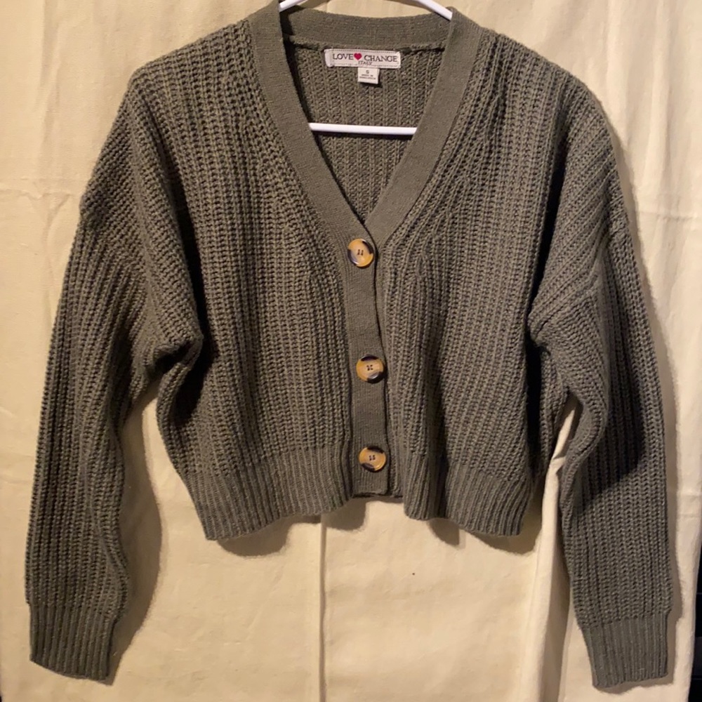Button Down Sweater